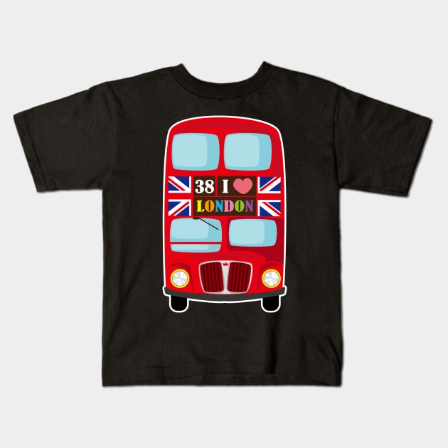 I love london Kids T-Shirt by saxsouth